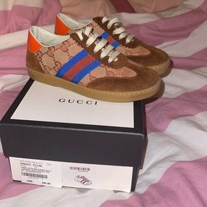 Kids Gucci Brown Sneakers size 29